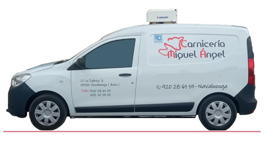 fotografía de la furgoneta de reparto